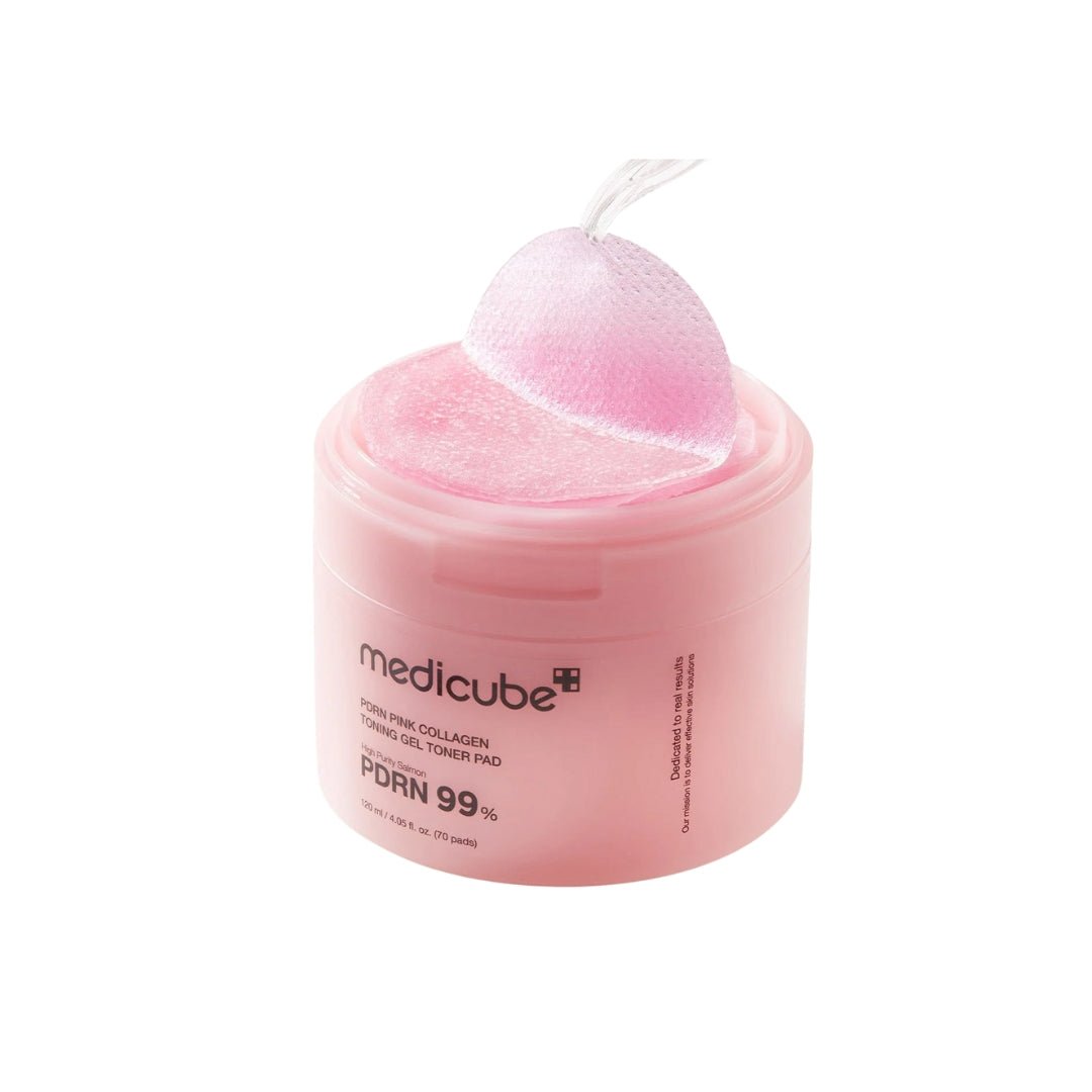 Medicube PDRN Pink Collagen Toning Gel Toner Pad 70ea - Makeup lagersalg